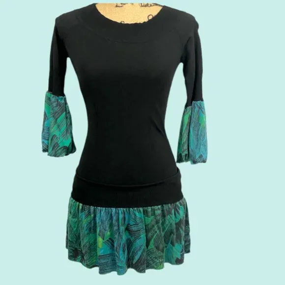 bebe | Dresses | Bebe Bodycon Dress Puff Silky Sleeves Xs